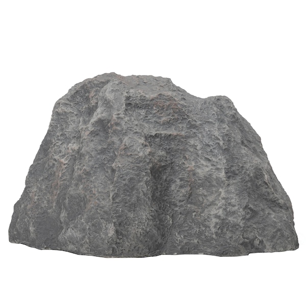 Gardenised Decorative Outdoor Artificial Faux Stone Rock, Garden Patio Granite Grey Stone, Charm Shaped QI004605 - main
